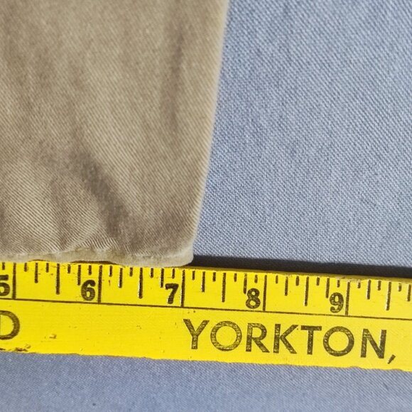 J. Crew chino pants men's size 32X32 tan colour straight leg cotton pants - Picture 10 of 10